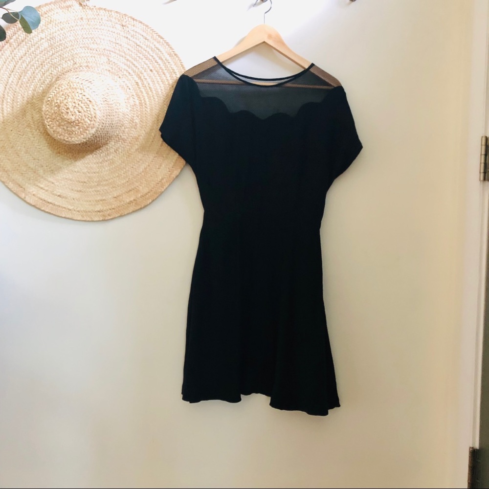 Alexandra Grecco Black Silk Dress